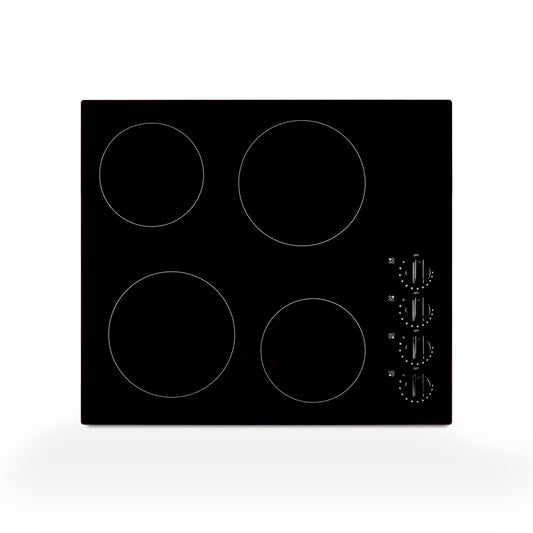 Black Montpellier MCH59CK 59cm Ceramic Hob