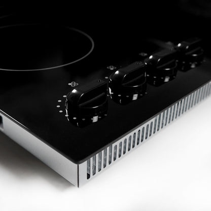 Black Montpellier MCH59CK 59cm Ceramic Hob