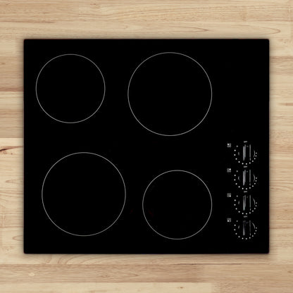 Black Montpellier MCH59CK 59cm Ceramic Hob