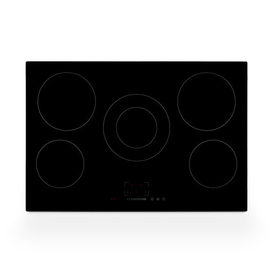 Black Montpellier MCH77 Ceramic 77cm Hob