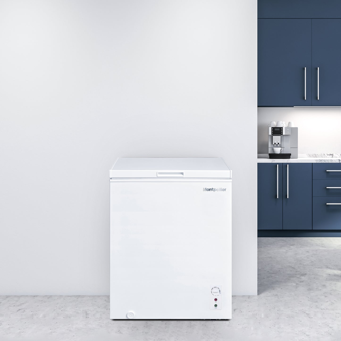 Montpellier MDACF137W 137L Chest Freezer - White