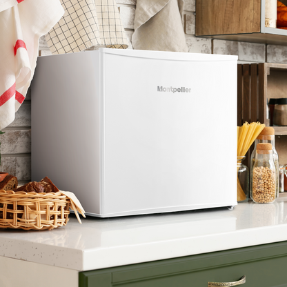 Montpellier MDATTLW Table Top Refrigerator - White