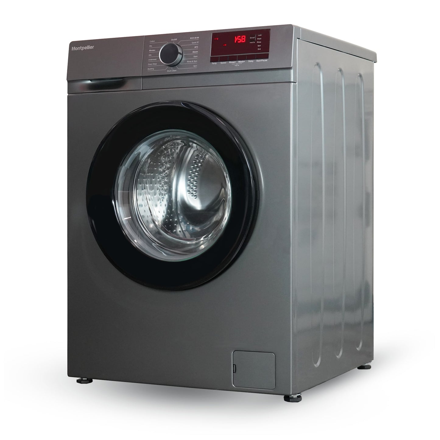 Montpellier MDAWM1014S 10kg 1400rpm Freestanding Washing Machine - Silver