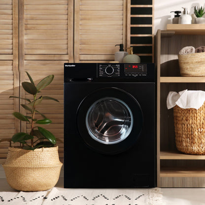 Montpellier MDAWM1014K 10kg 1400rpm Freestanding Washing Machine - Black