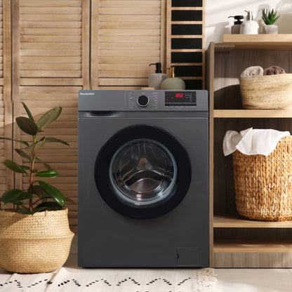 Montpellier MDAWM1014S 10kg 1400rpm Freestanding Washing Machine - Silver