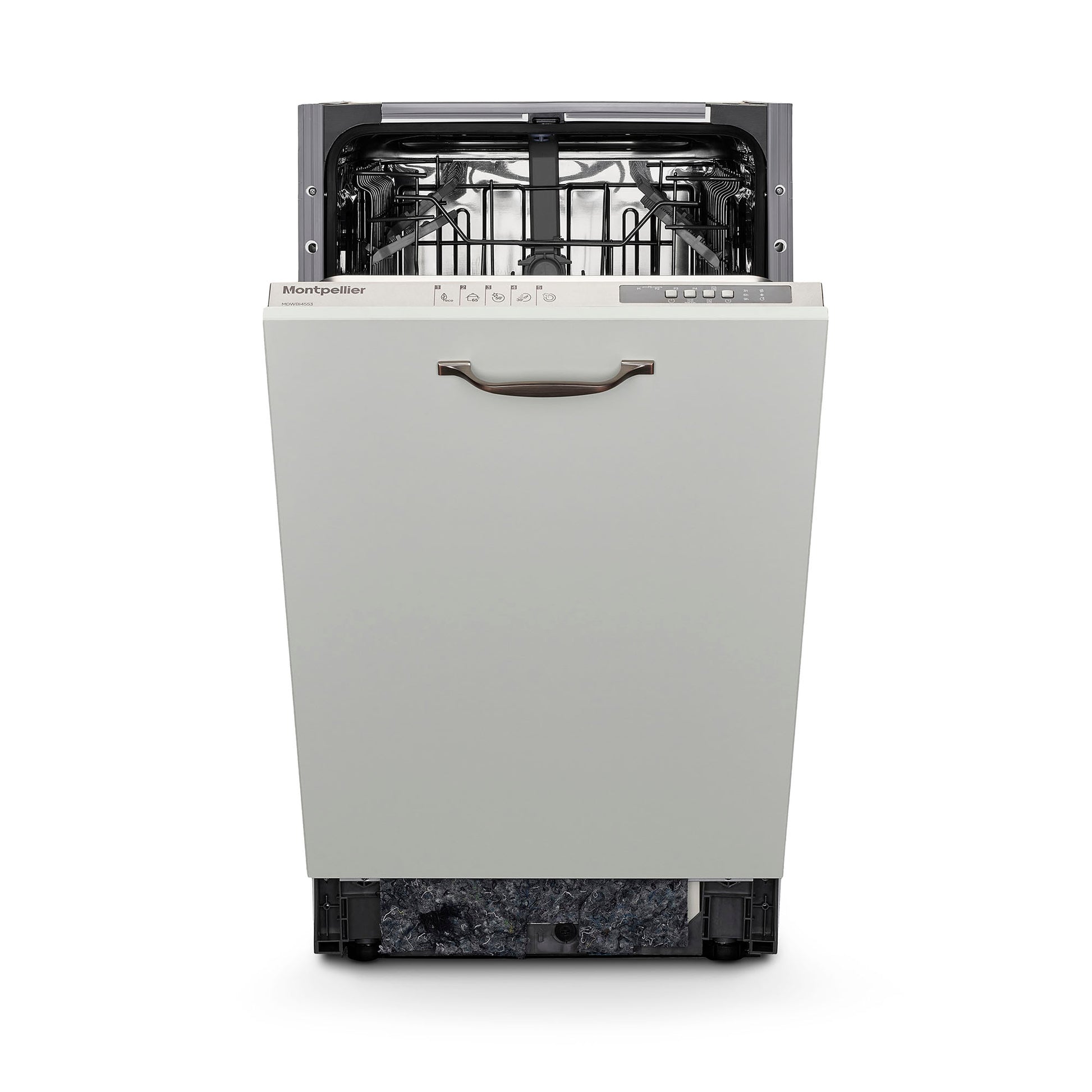 Gray Montpellier MDWBID4553 Slimline 45cm Integrated Dishwasher