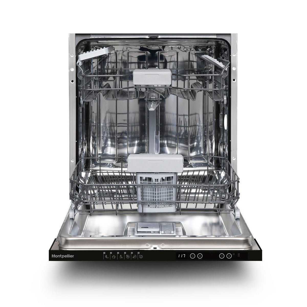 White Smoke Montpellier MDWBID6064 Fullsize 60cm Integrated Dishwasher