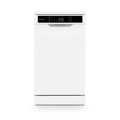 Montpellier MDWD1064W Freestanding Slimline Dishwasher 10 Place Settings - White