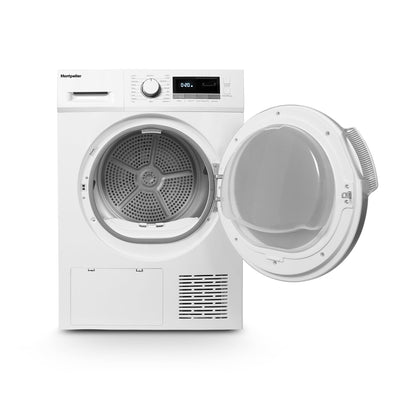 Montpellier MHP8SDW 8kg Heat Pump Tumble Dryer - White