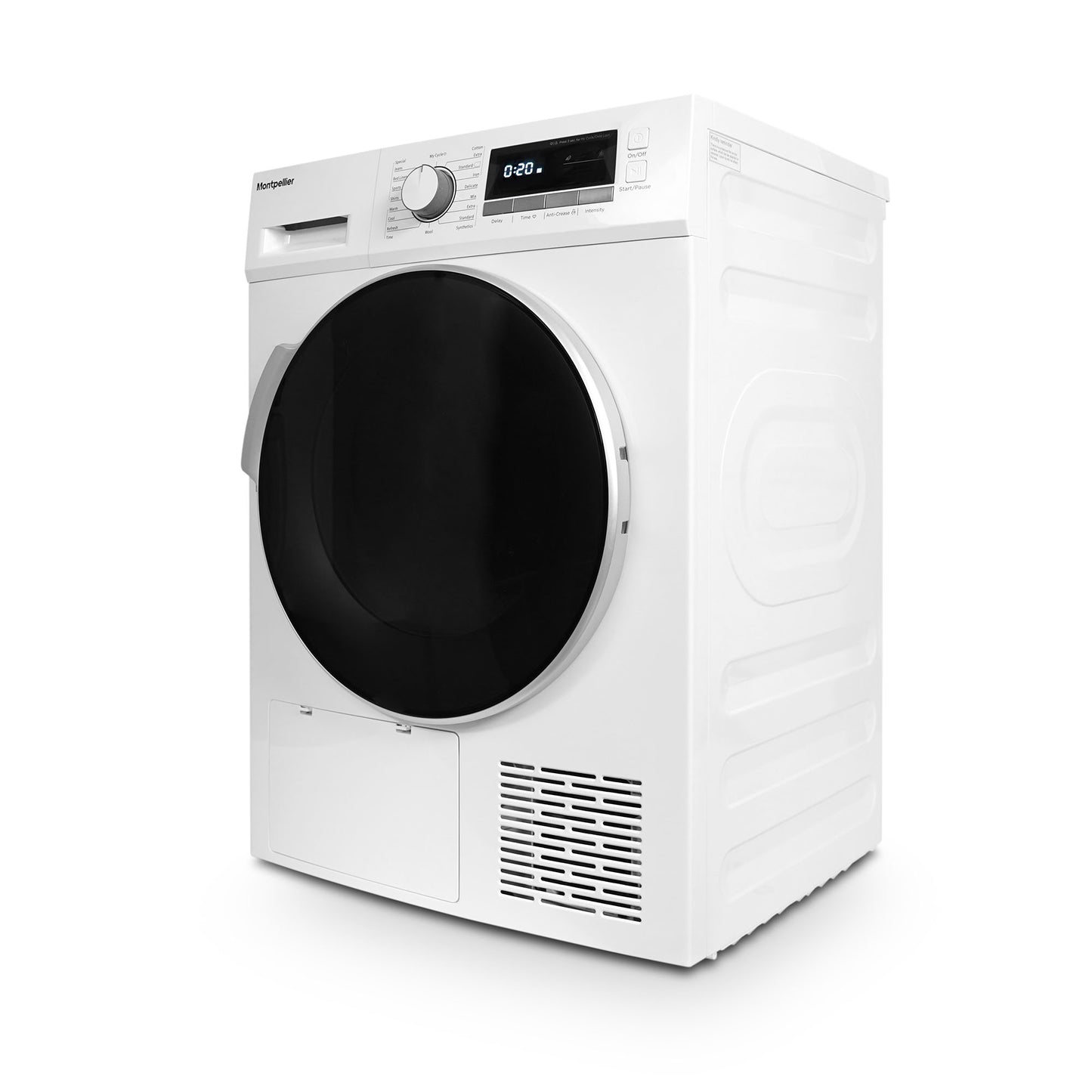 Montpellier MHP8SDW 8kg Heat Pump Tumble Dryer - White