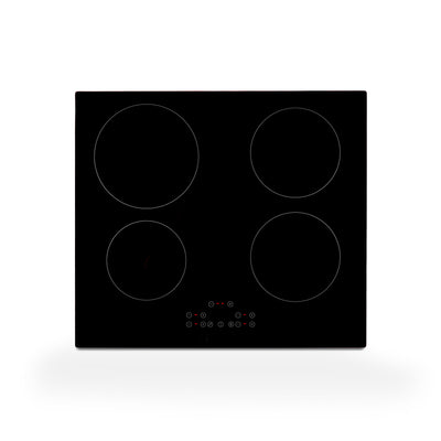 Montpellier MINH59-13A 59cm Plug-In Four Zone Induction Hob - Black Glass