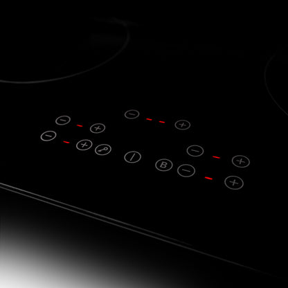 Black Montpellier MINH59-13A 59cm Plug In Induction Hob