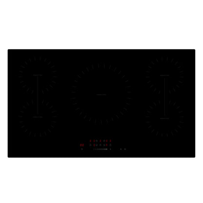 Montpellier MINH90 90cm 5 Zone Induction Hob - Black