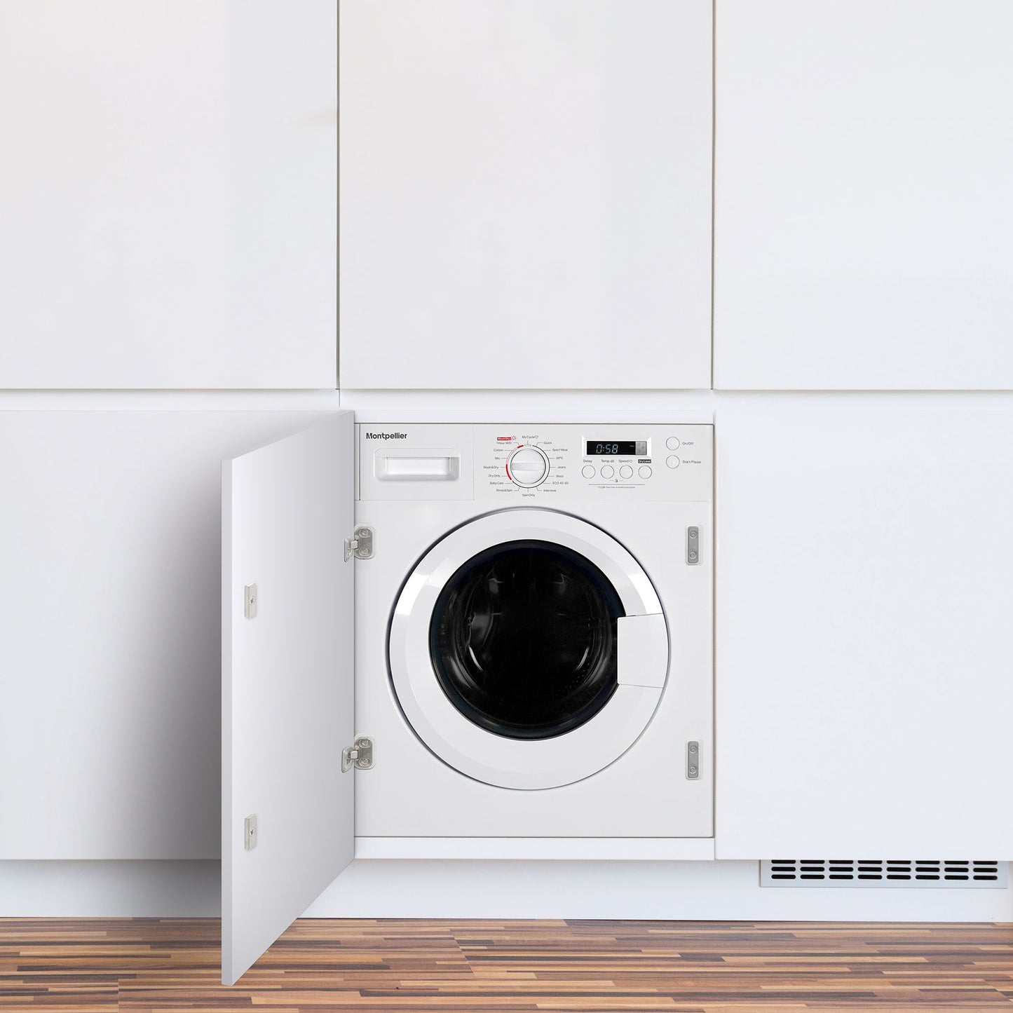 Lavender Montpellier MIWD8614 Integrated Washer Dryer