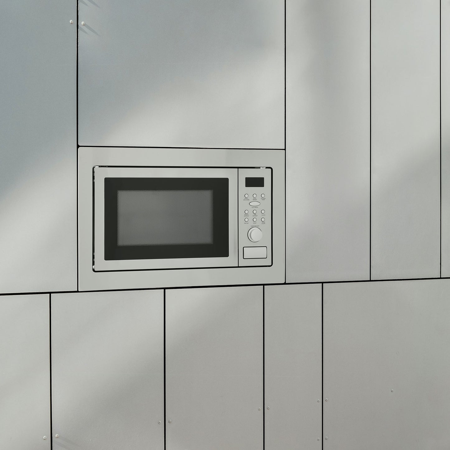 Dark Gray Montpellier MWBI90025 Built-In Microwave & Grill