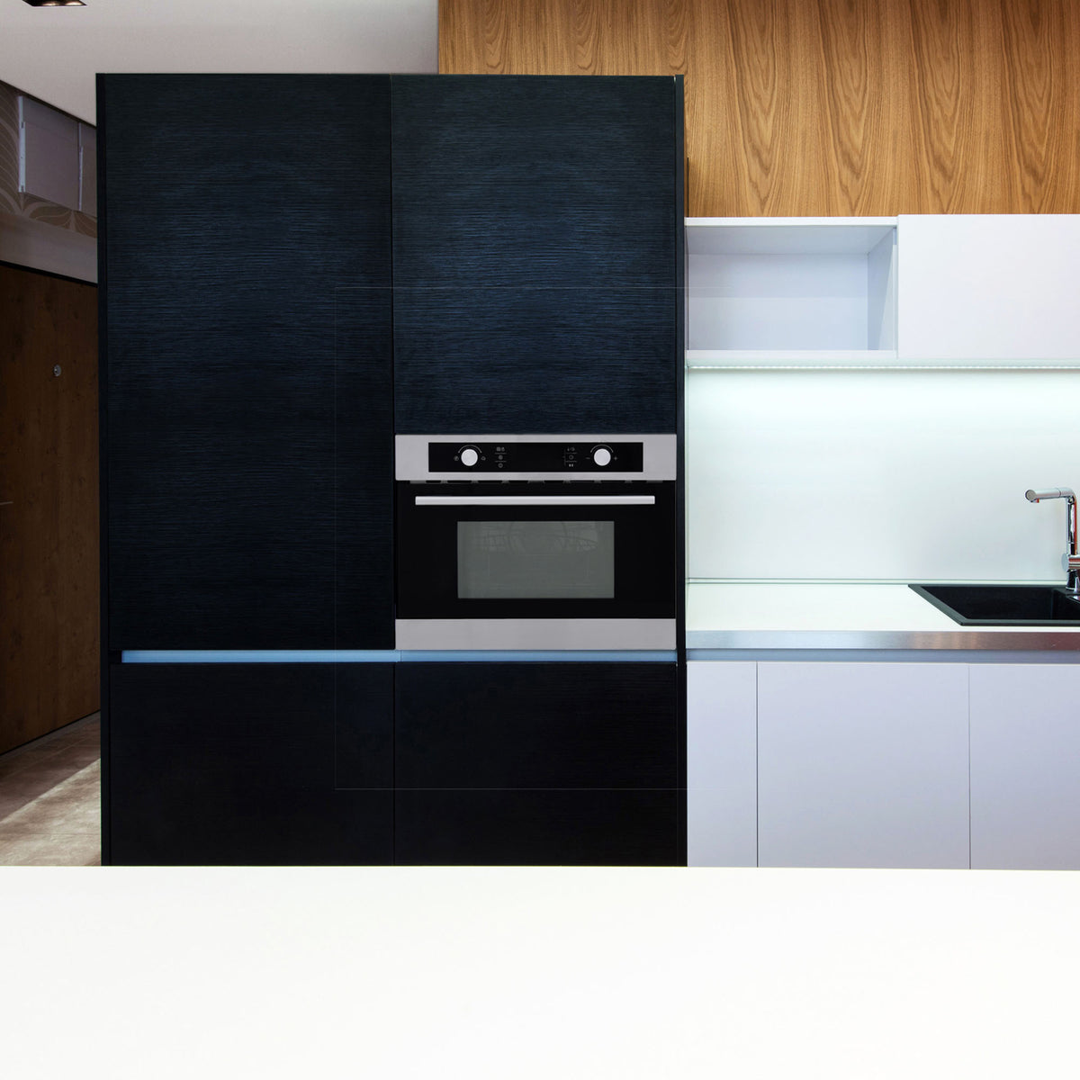 White Smoke Montpellier MWBIC90044 Built-In Combi Microwave