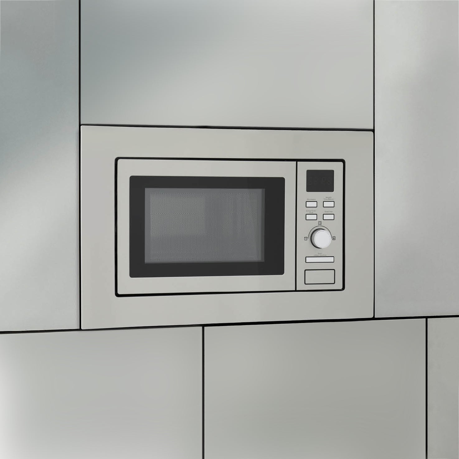 Gray Montpellier MWBI17-300 Integrated Slim Depth Microwave