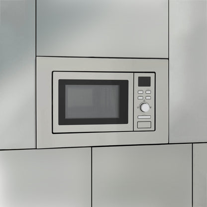 Gray Montpellier MWBI17-300 Integrated Slim Depth Microwave