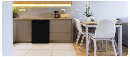 Montpellier MDWD1354K 60cm Freestanding Dishwasher 13 Place Settings - Black