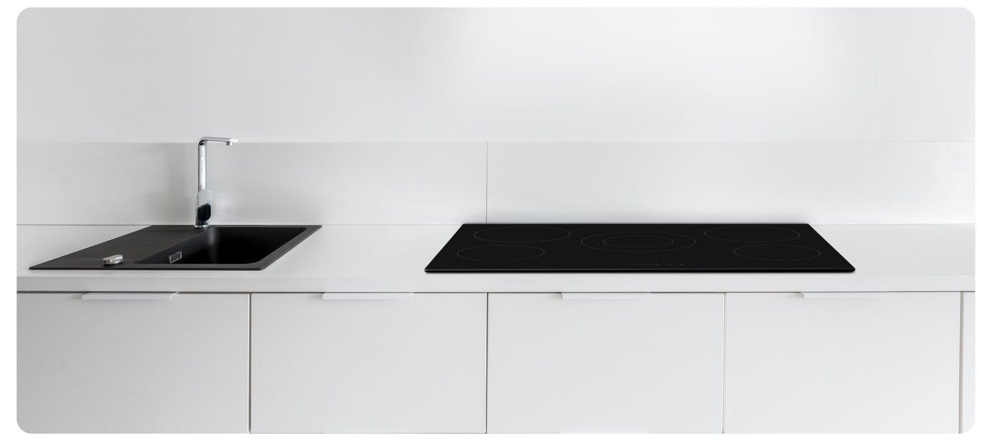 Montpellier MINH90 90cm 5 Zone Induction Hob - Black