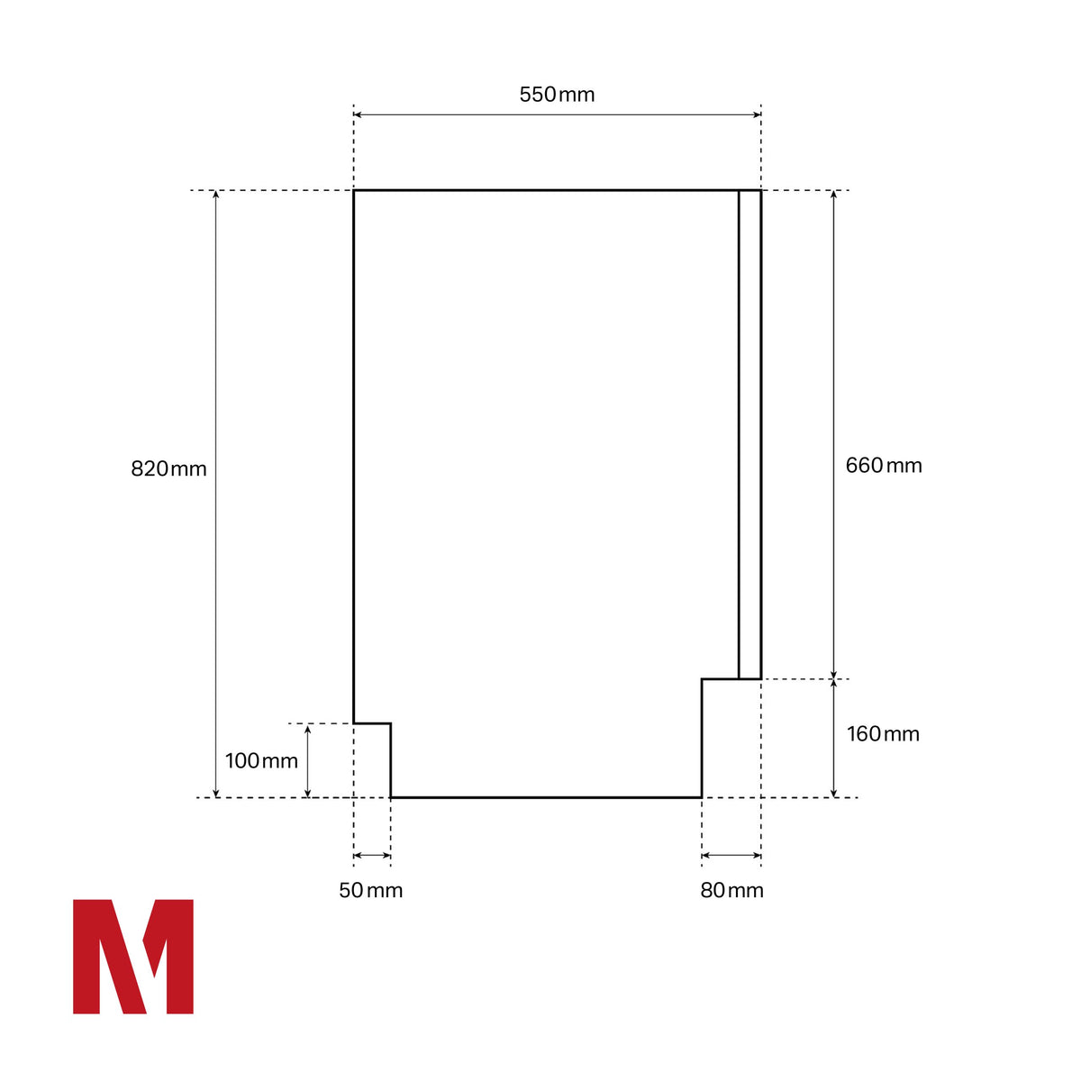 White Smoke Montpellier MDWBID6064 Fullsize 60cm Integrated Dishwasher