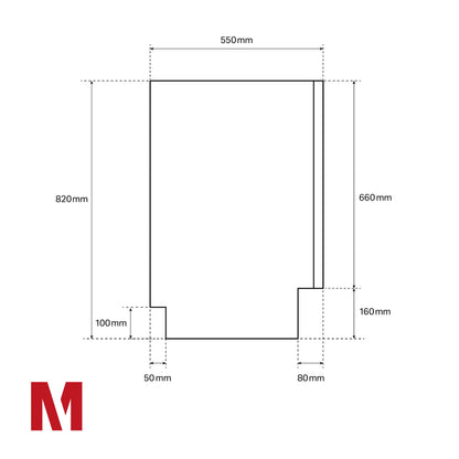 White Smoke Montpellier MDWBID6064 Fullsize 60cm Integrated Dishwasher