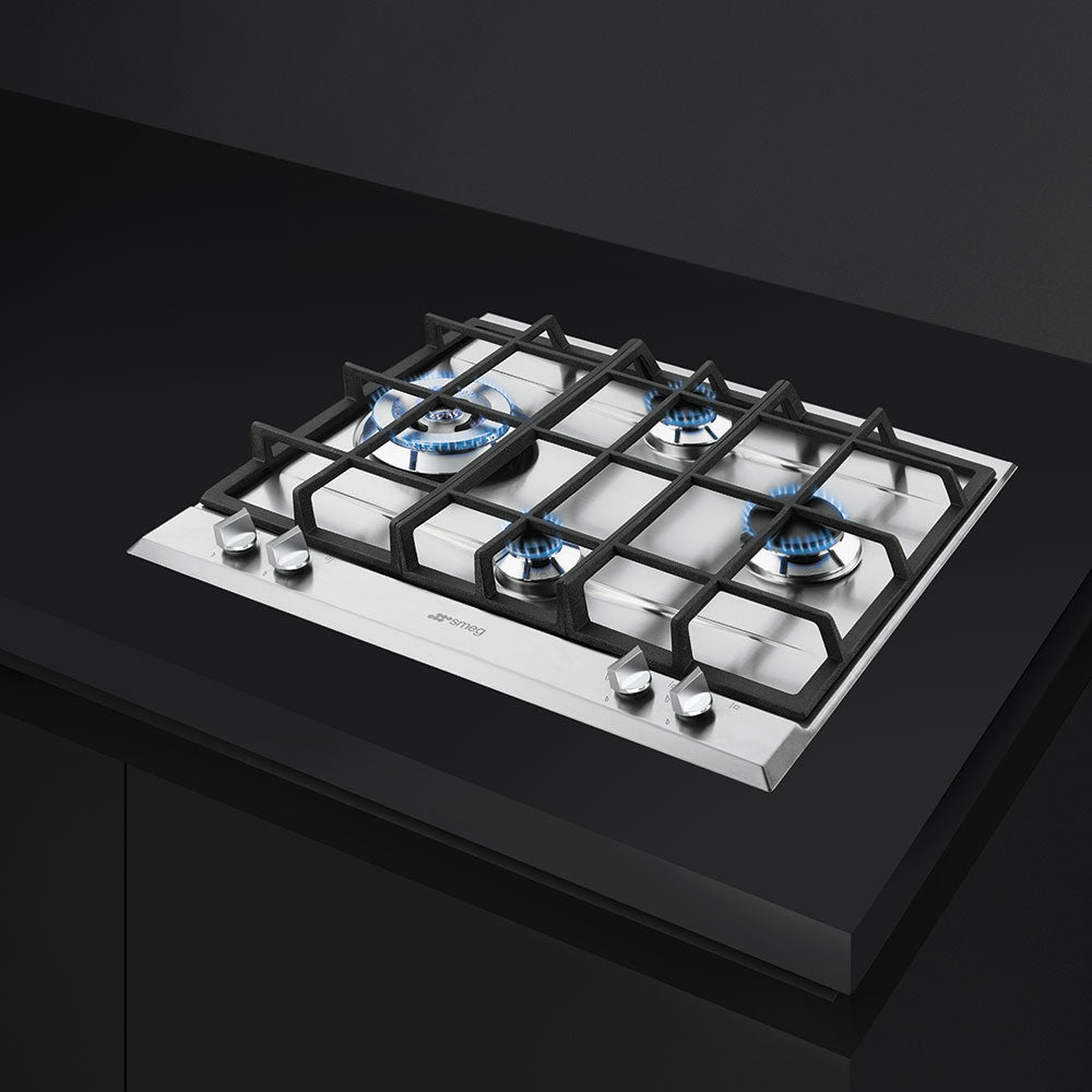 SMEG Cucina Gas Hob, Four Burner, 600 mm - Core Appliances