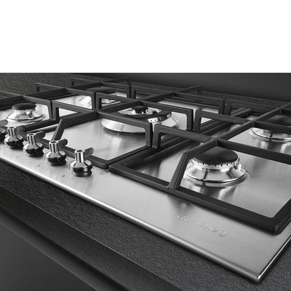 Smeg Classic 72cm Five Burner Gas Hob with Cast Iron Pan Stands - Core Appliances