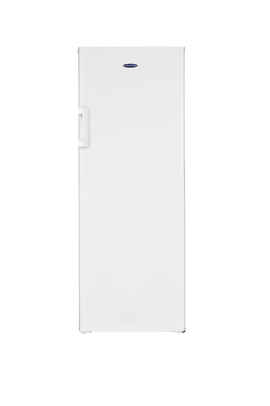 White refrigerator on a white background