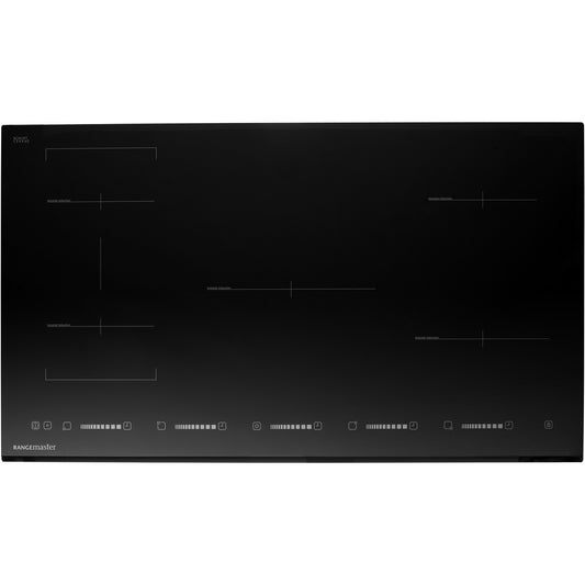 Black Rangemaster Hob, Induction, Four Zones, 600 mm