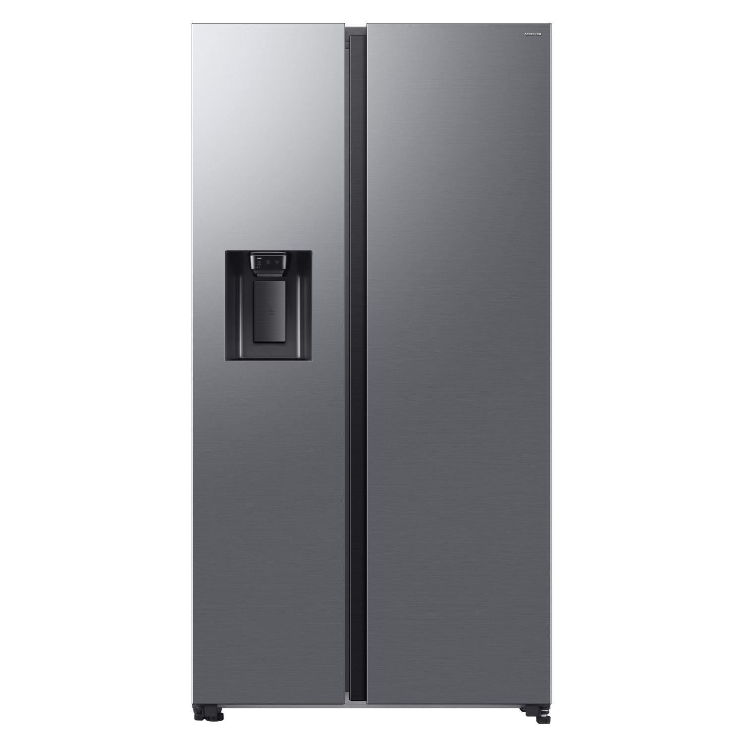Dim Gray Samsung Series 6 640 Litre Side-By-Side American Fridge Freezer - Silver