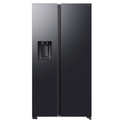 Dark Slate Gray Samsung Series 7 634 Litre Side-By-Side American Fridge Freezer - Black