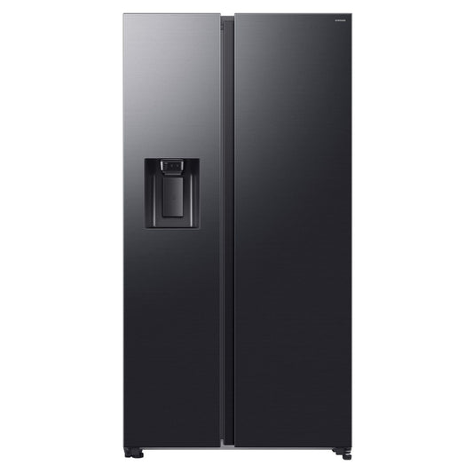 Dark Slate Gray Samsung Series 7 634 Litre Side-By-Side American Fridge Freezer - Black