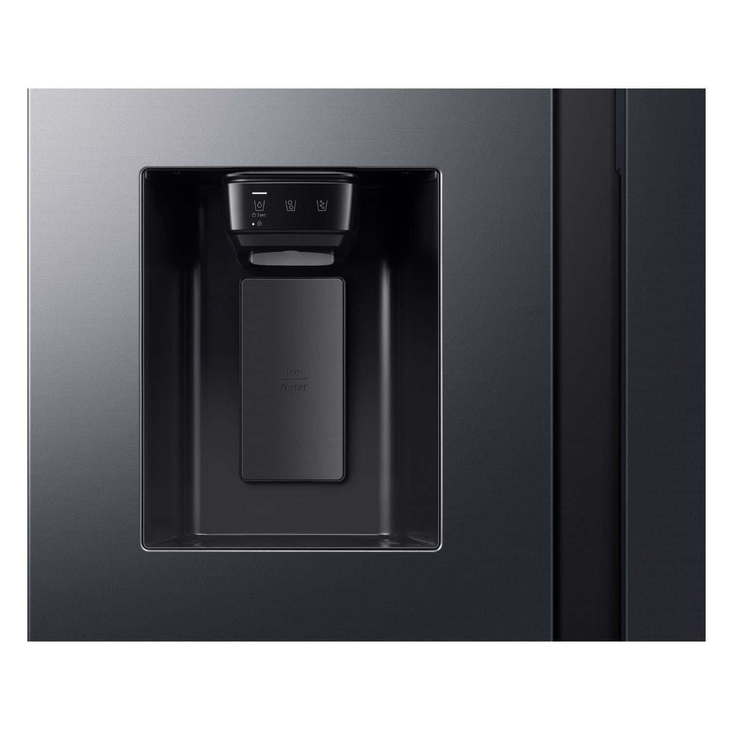 Dark Slate Gray Samsung Series 7 634 Litre Side-By-Side American Fridge Freezer - Black