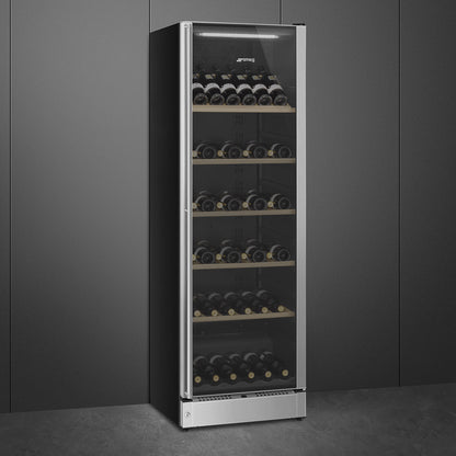 Smeg Entertaining Bundle — American Fridge Freezer & Classic Wine Cooler