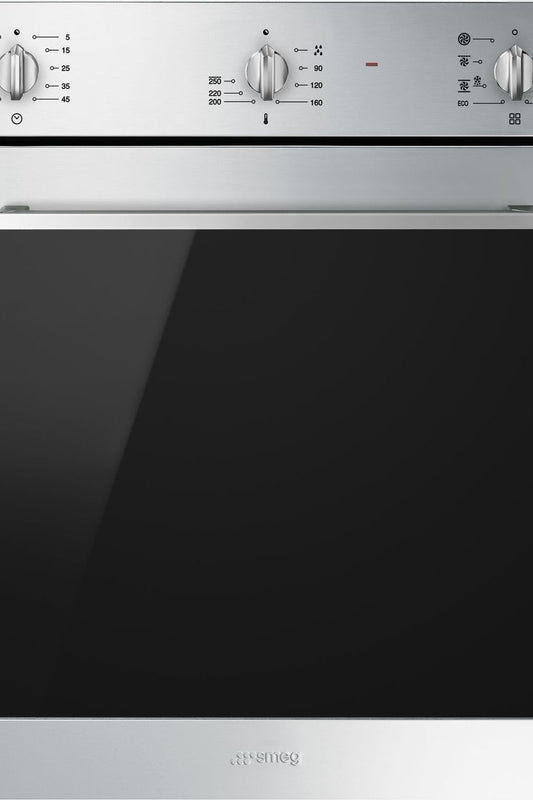 Dark Slate Gray SMEG Cucina Multifunction Vapour Single Oven