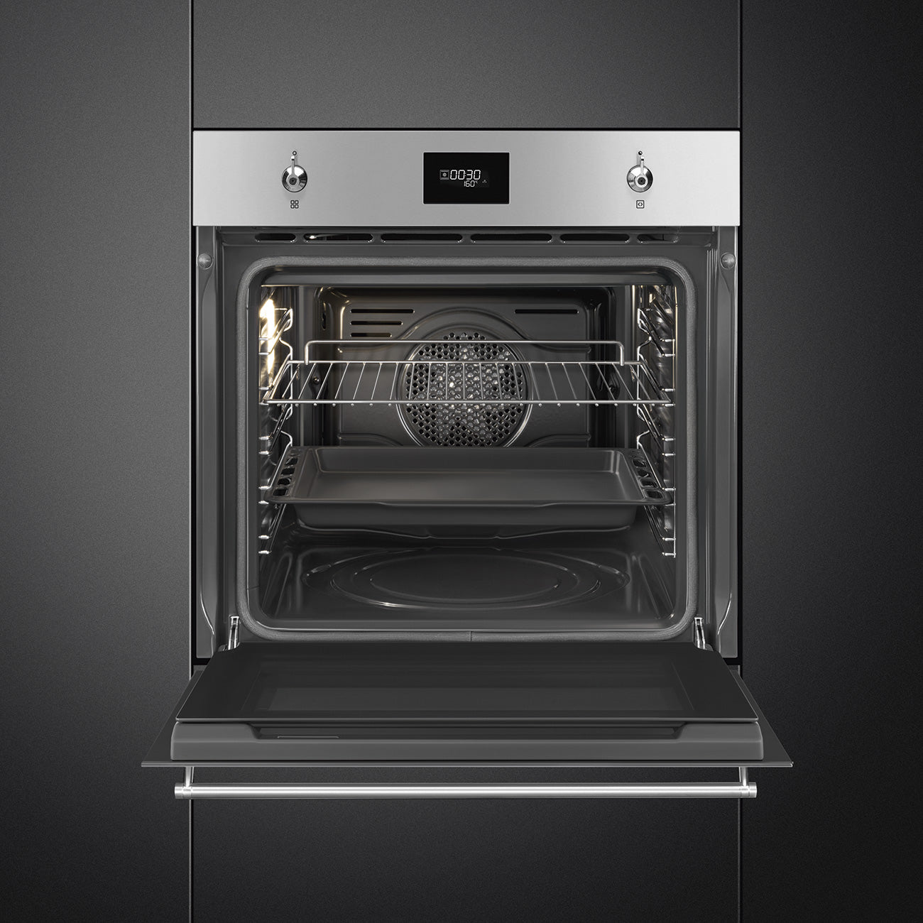Smeg Classic 60cm Induction Kitchen Bundle — All Black