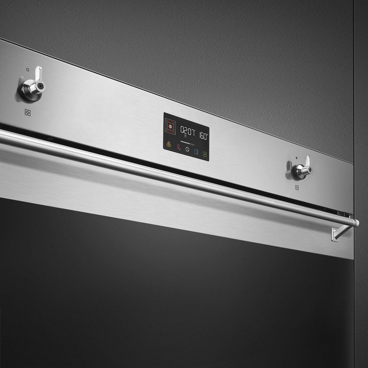 Smeg 90cm Statement Kitchen Bundle — Pyrolytic Oven, Induction Hob & Angled Hood