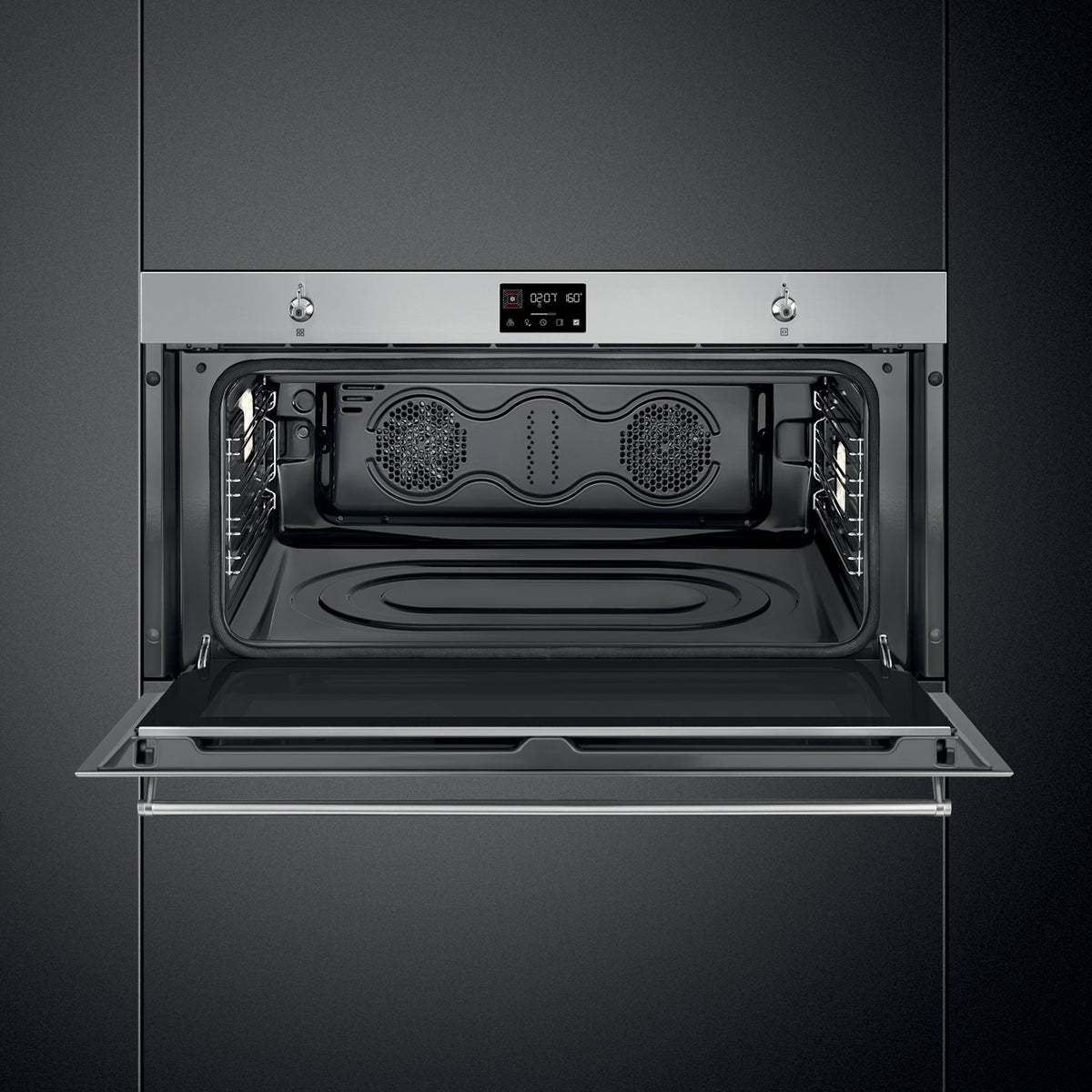 Smeg Classic 90cm Built-In Multifunction Single Oven - Stainless Steel