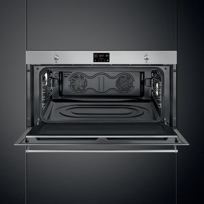 Smeg Classic 90cm Built-In Multifunction Single Oven - Stainless Steel