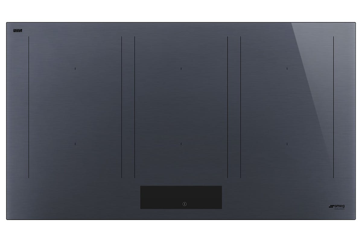 Dark Slate Gray SMEG Linea Hob, Induction, Touch Control, 900 mm