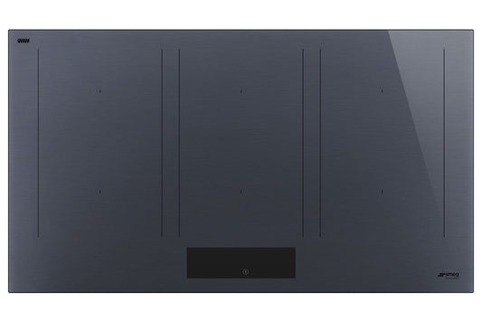 Dark Slate Gray SMEG Linea Hob, Induction, Touch Control, 900 mm
