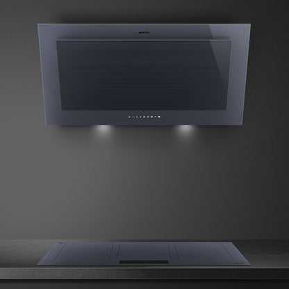 Smeg Linea 90cm Five Zone Induction Hob - Neptune Grey Glass - Core Appliances