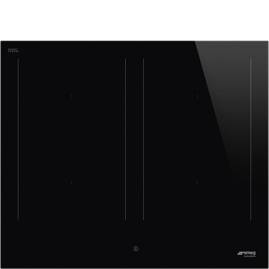 Black SMEG Induction Hob, Slider Touch Control, 600 mm