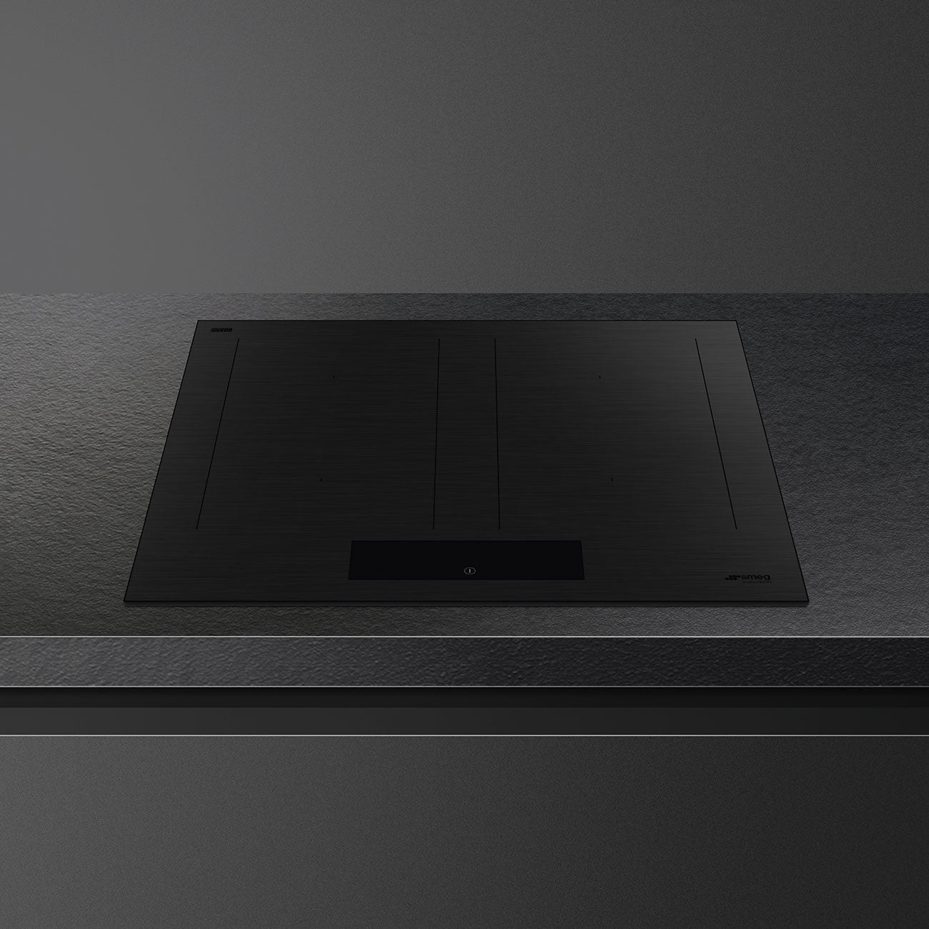 Smeg SIM3644MB 60cm Induction Hob with Built-In Auto-Vent 2.0 Extractor – Matt Black Glass - Core Appliances