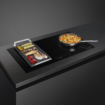 Smeg 90cm Statement Kitchen Bundle — Pyrolytic Oven, Induction Hob & Angled Hood