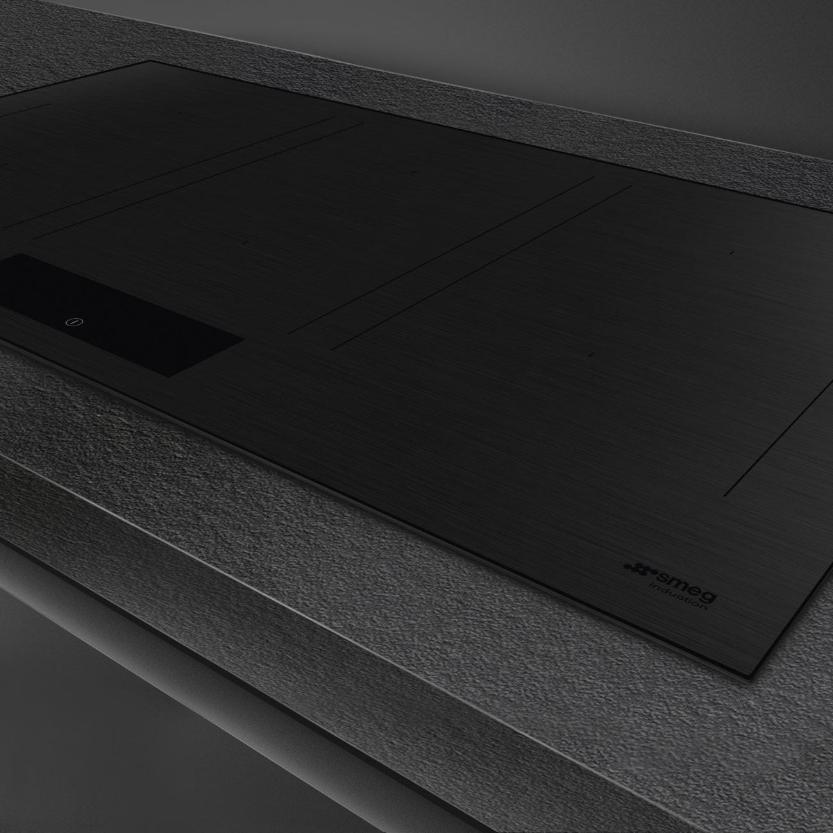Smeg Classic 90cm Four Zone Induction Hob with Multizone - Matt Black Glass - Core Appliances