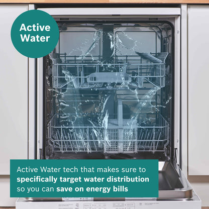 Dim Gray Bosch Series 2 Freestanding Dishwasher - VarioSpeed Plus White