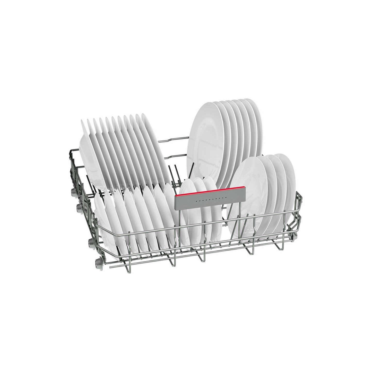 Light Gray Bosch Series 4 Integrated Dishwasher - Smart Wi-Fi D-Rated Silver control panel