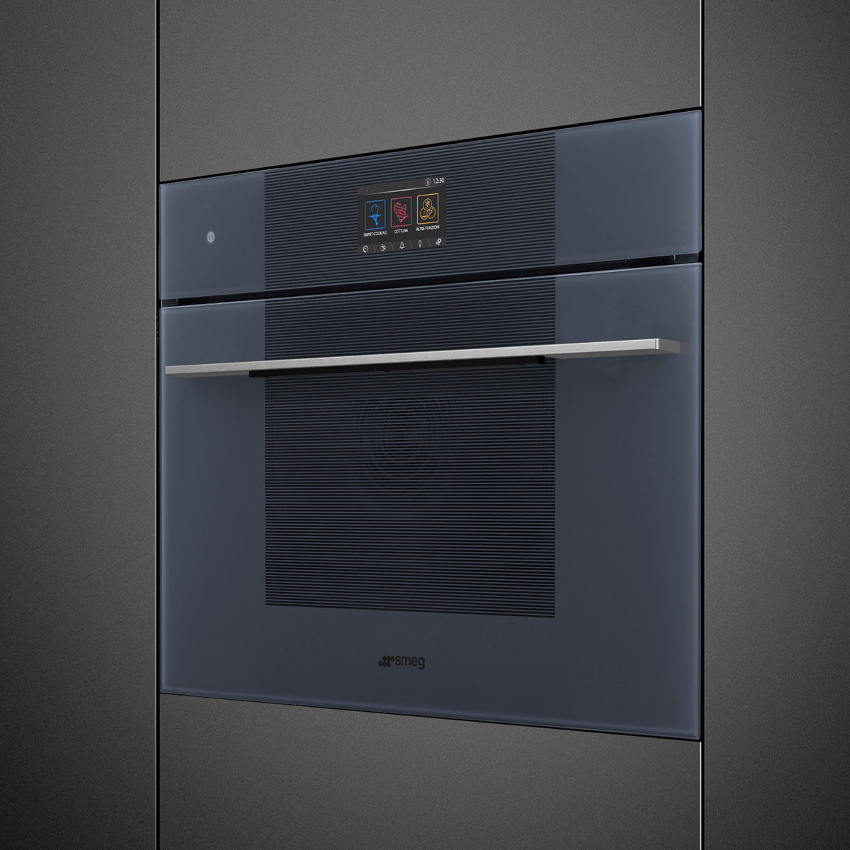 Smeg Linea 45cm Galileo Omnichef Compact Steam Oven - Neptune Grey
